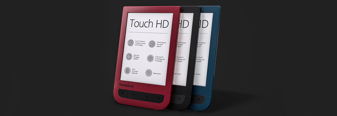 PocketBook Touch HD – high comfort of reading and listening