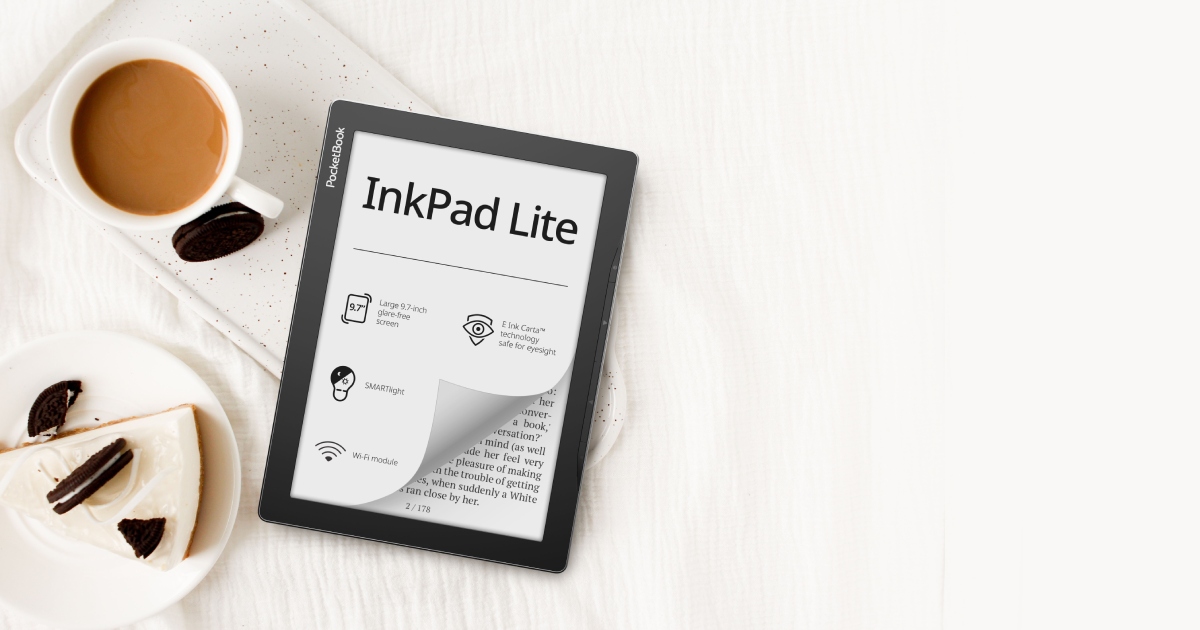 New PocketBook InkPad Lite: affordable comfort of the large screen