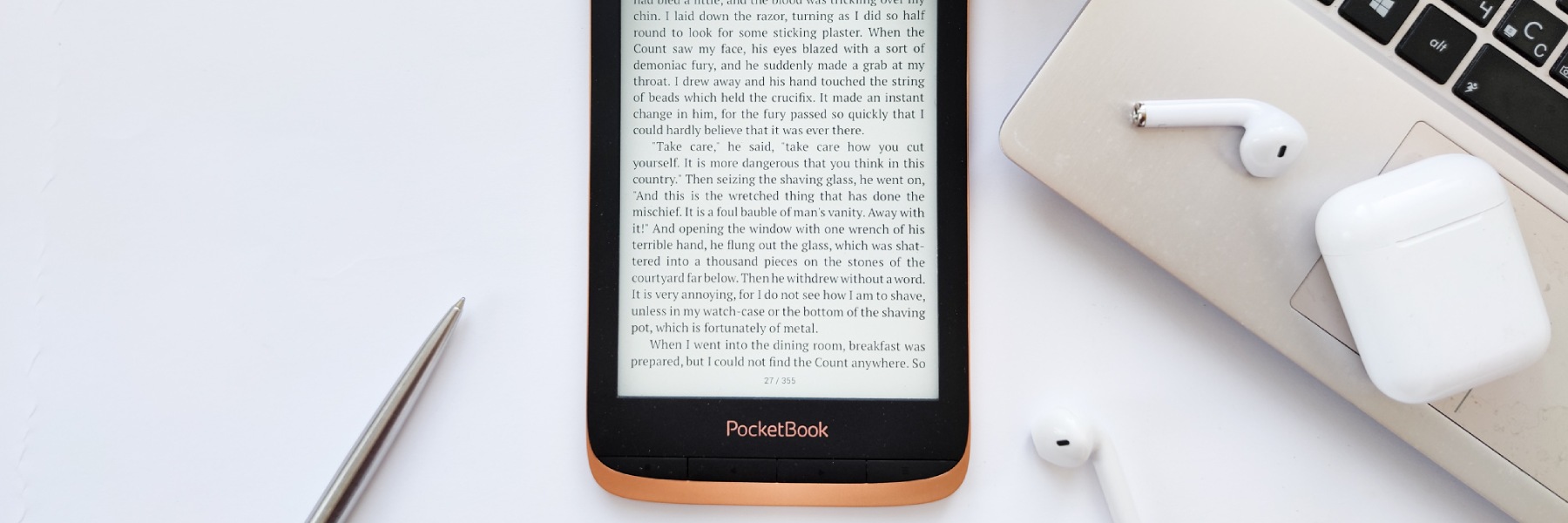 Audiobooks on your PocketBook: the best e-readers with audio support