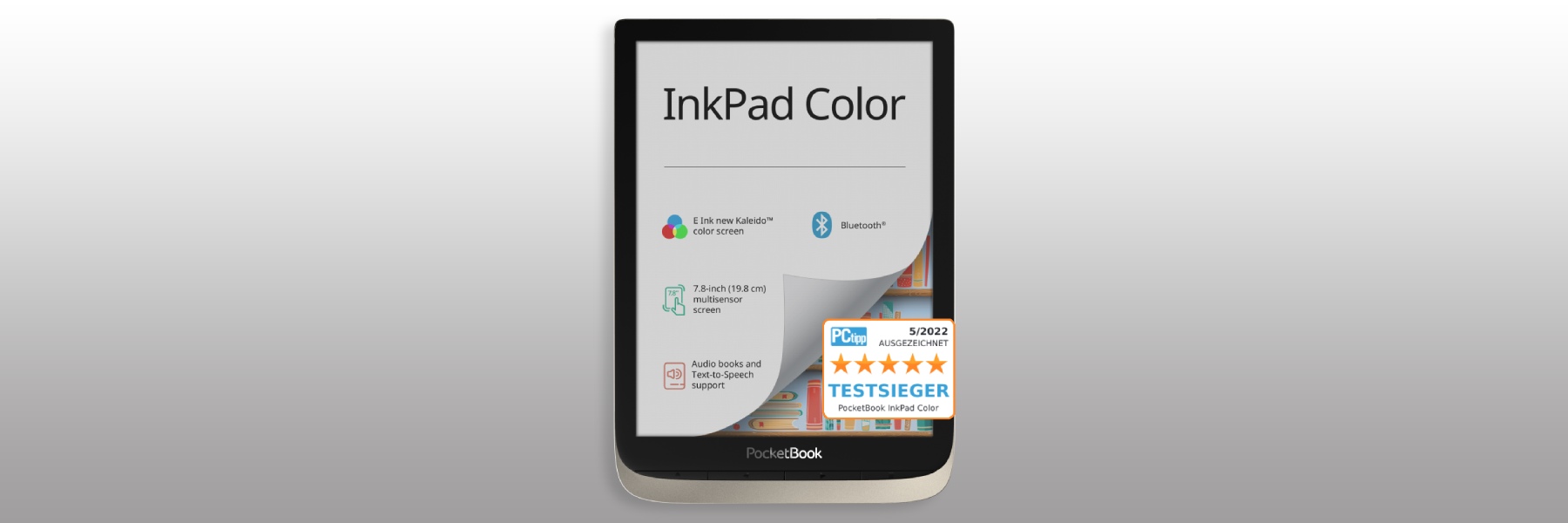 PocketBook InkPad Color recognized as the best e-reader by Swiss magazine