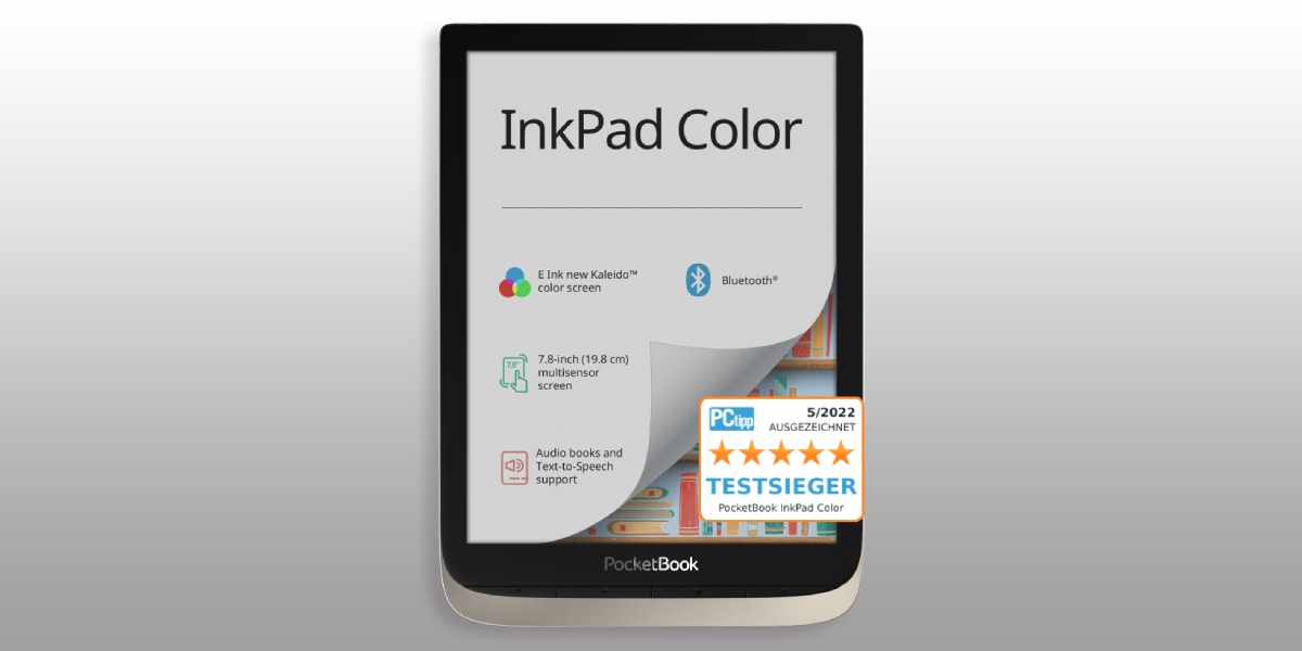 PocketBook InkPad Color recognized as the best e-reader by Swiss magazine