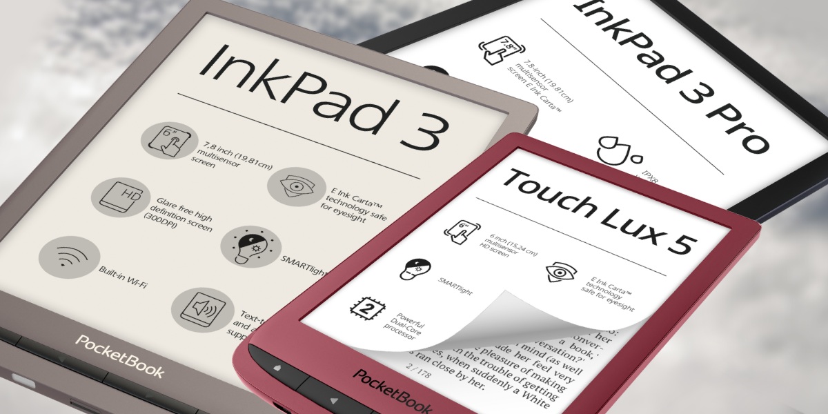 Firmware 6.7 for five PocketBook models: better sound and other improvements