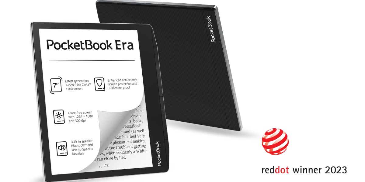 The e-reader with the best design: PocketBook Era received the prestigious Red Dot Award