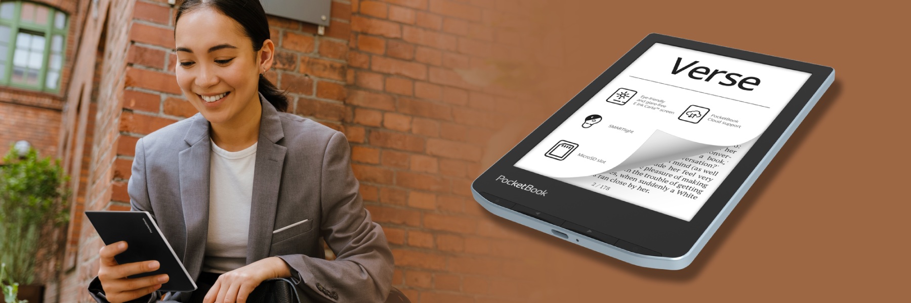 PocketBook Verse: a new generation of lightness and ease of reading